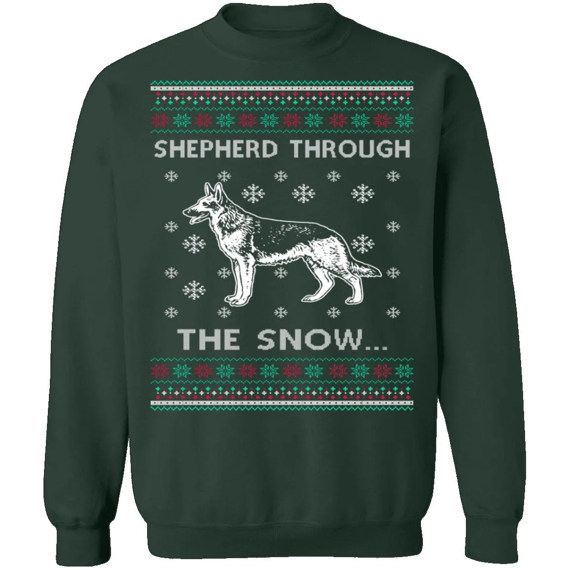 German Shepherd Ugly Christmas Sweater