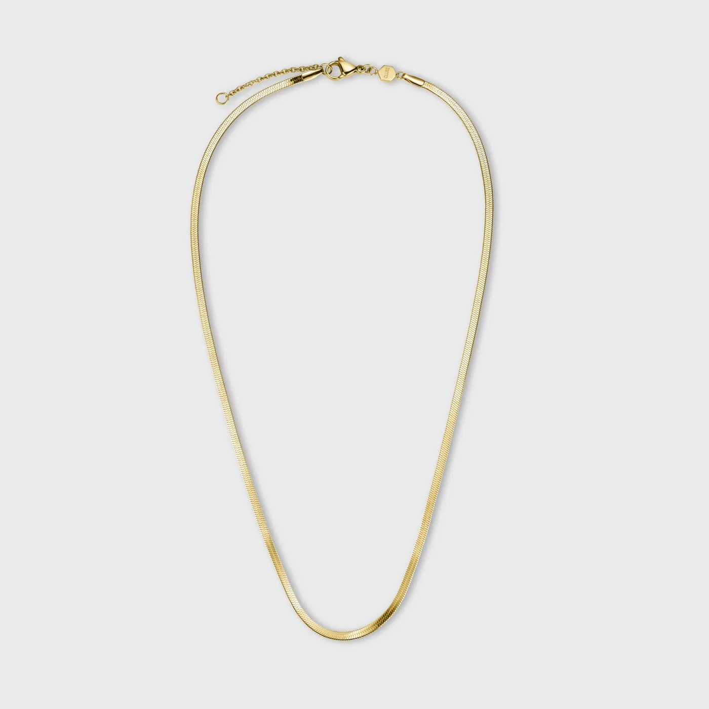 Gift Box Essentielle Snake and Flat Curb Necklaces, Gold Colour