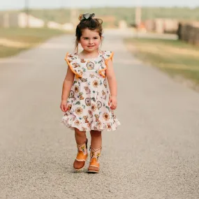 Girl's Shea Baby Sunflower Dress