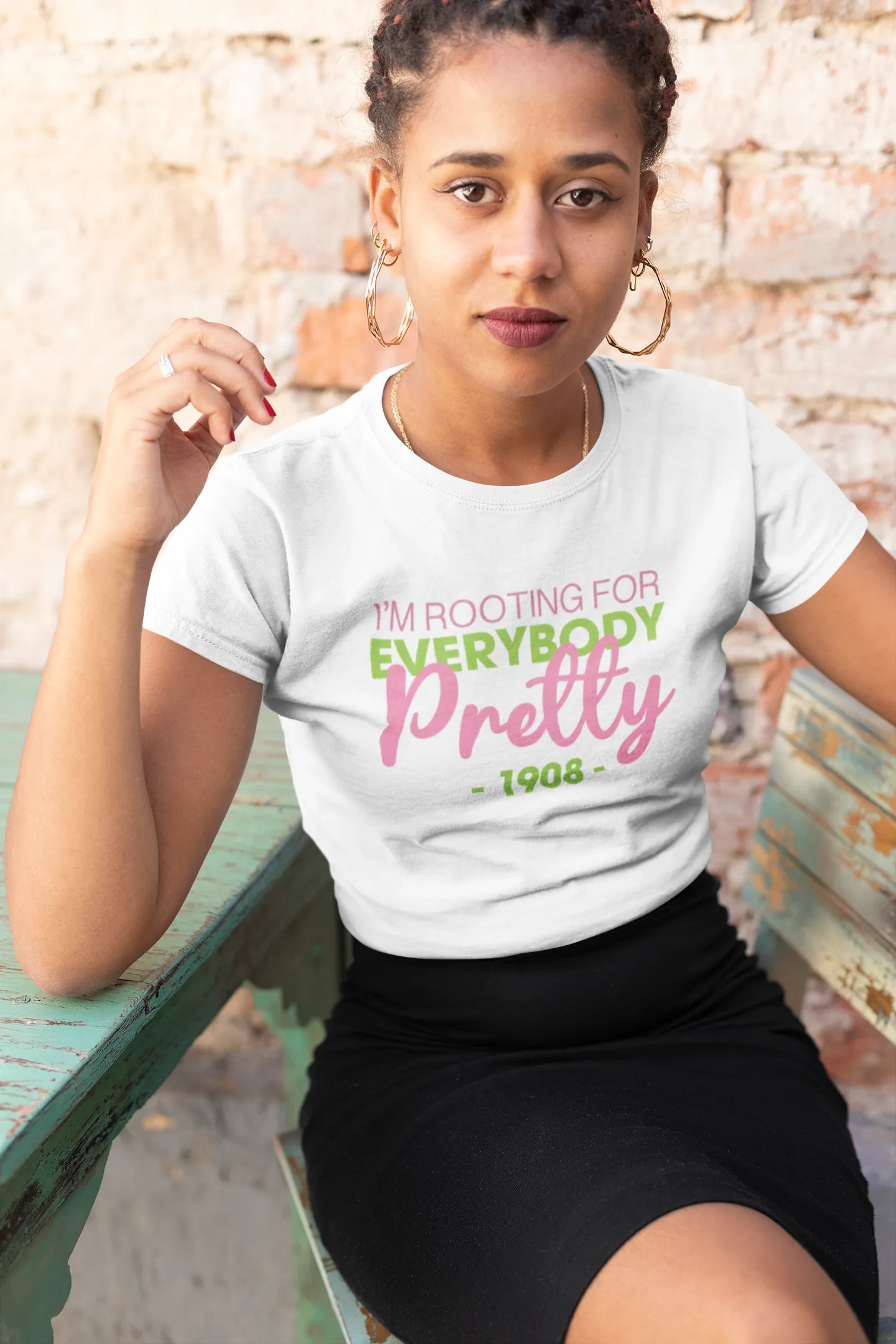 Greek - I'm Rooting for Everybody Pretty (AKA) Shirt / Pretty Girl Shirt