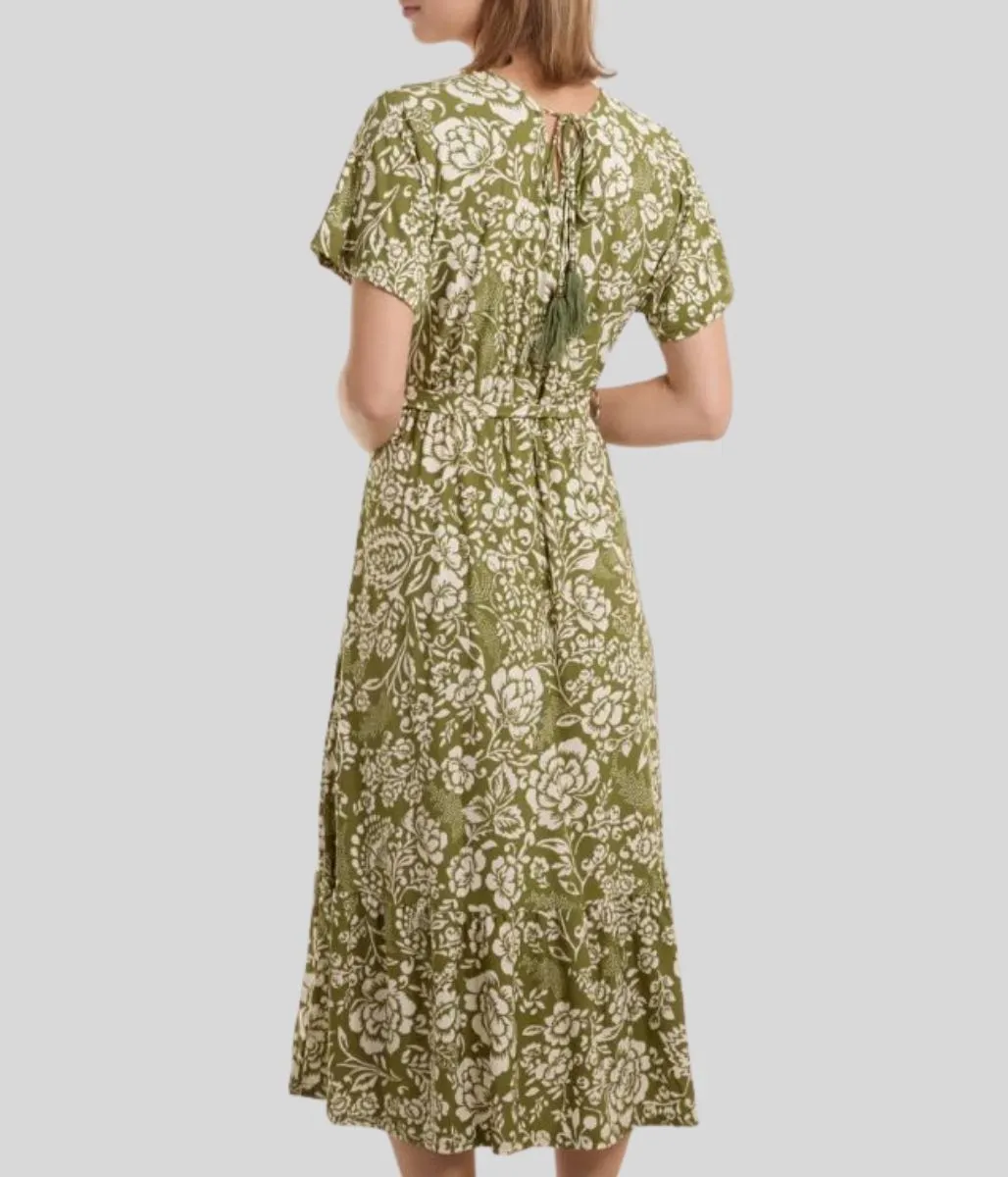 Green Sophia Midi Dress