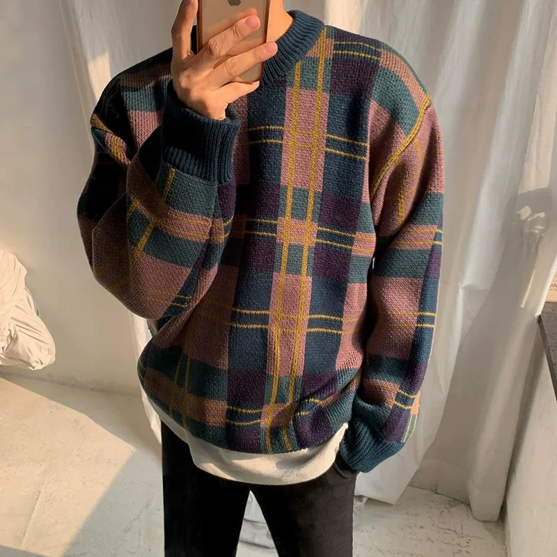 GS No. 169 Block Plaid Pullover