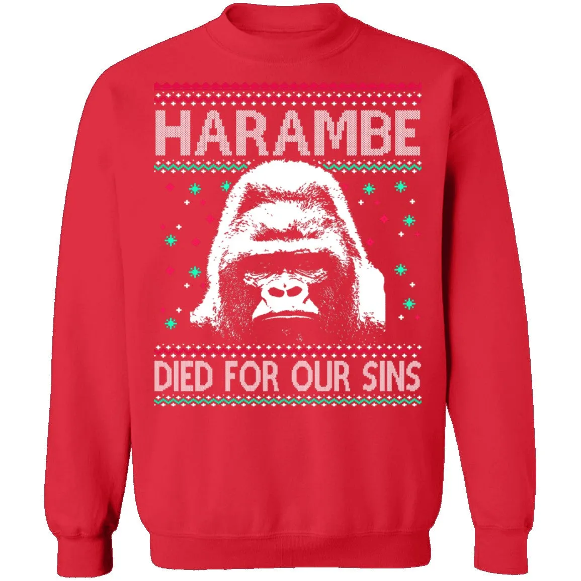 Harambe Ugly Christmas Sweater