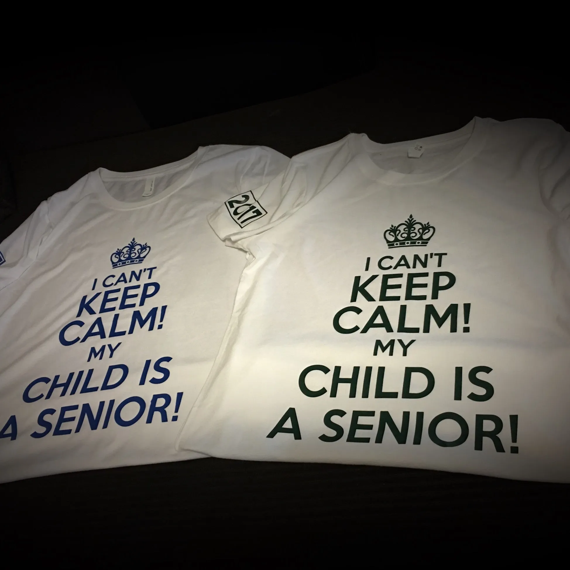 HS - I can't keep calm ... child is a senior T-Shirt