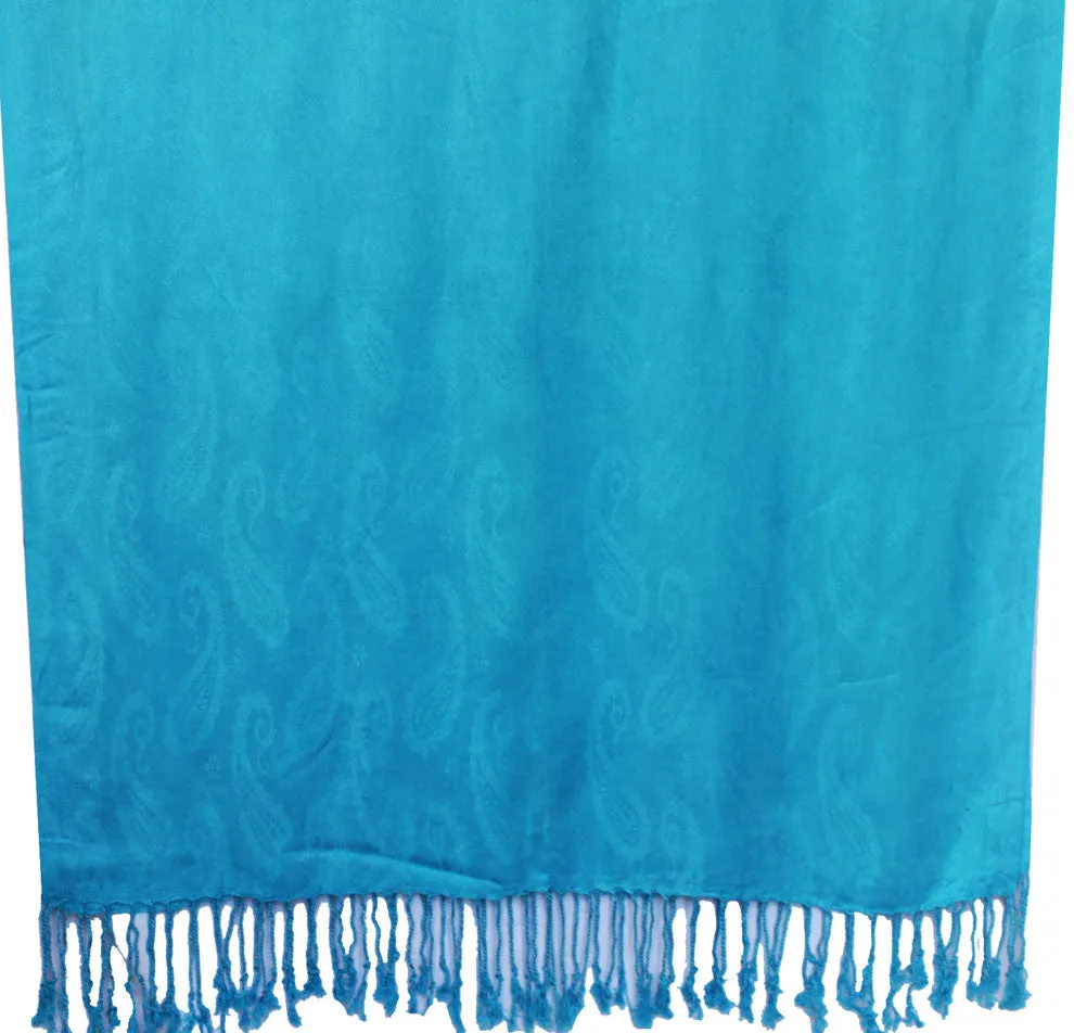 Indian Scarves and Wraps Womens Stole India Clothes (Blue, 68 x 29 inches)