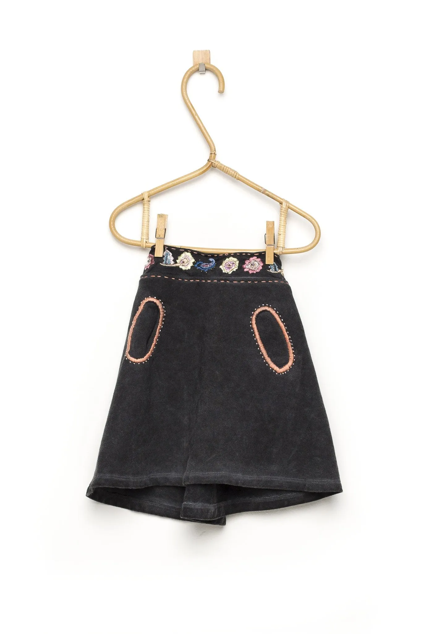 Kids Vintage Jogger Mini Skirt