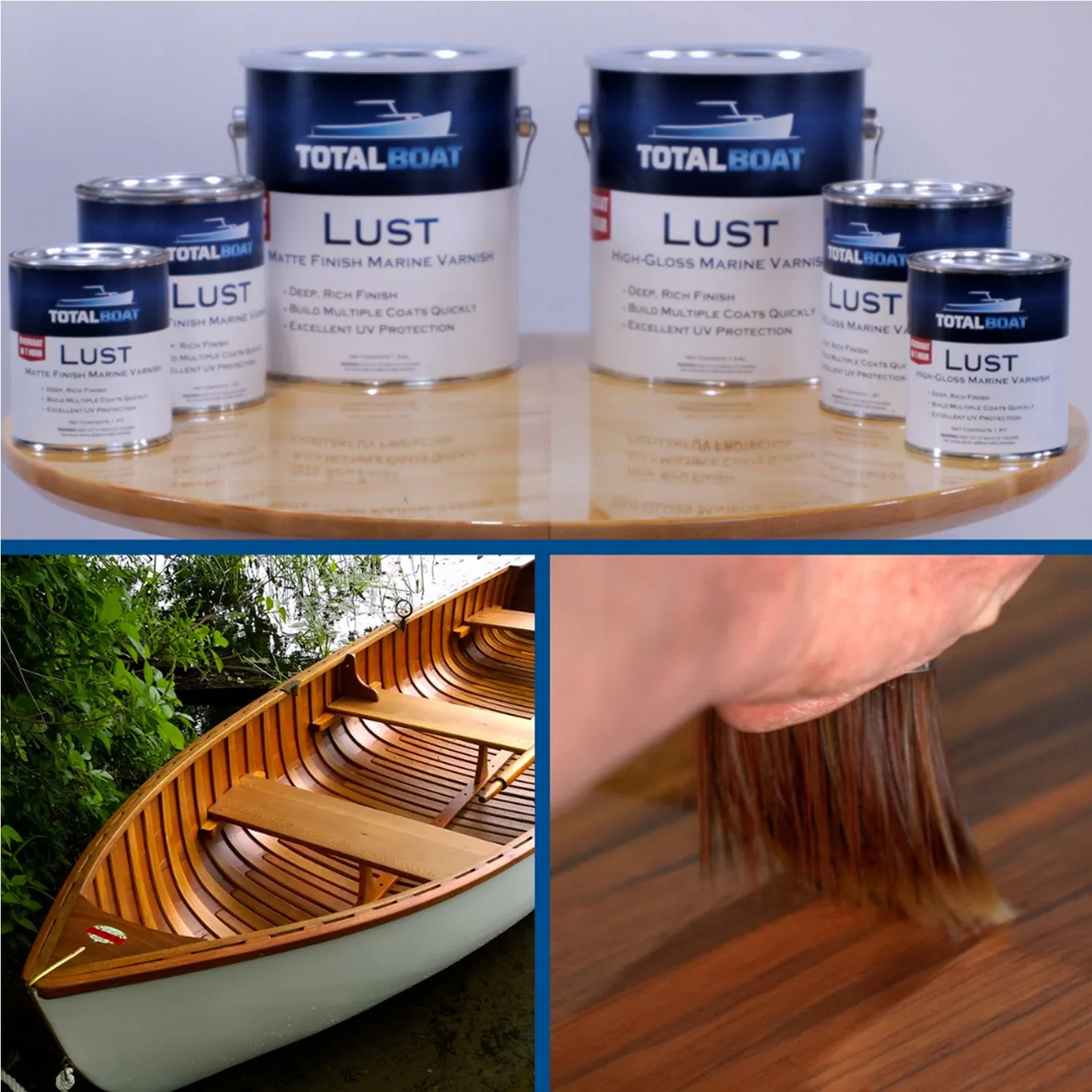 Lust Rapid Recoat Marine Spar Varnish