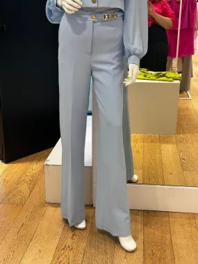 Matching pants with chain belt - Baby Blue