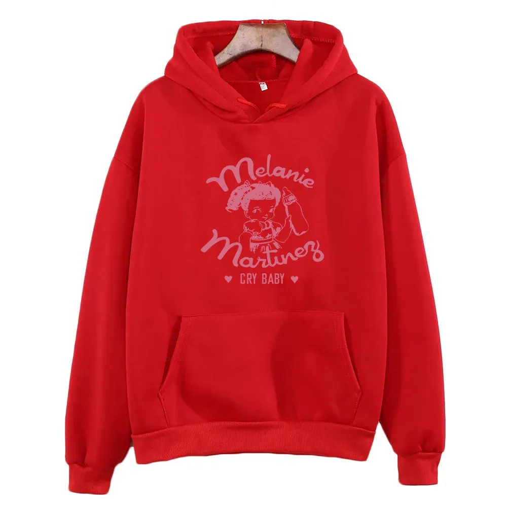 Melanie Martinez Portals Tour Sweatshirts Women Autumn Loose Clothes Cartoon Graphic Hoodie Kawaii Hoody Ovesized Casual Tops