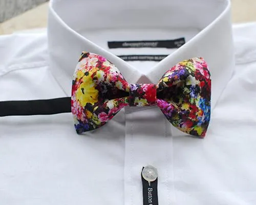 Men Pre-tied Cotton Bow Tie - Available in 25 Choices