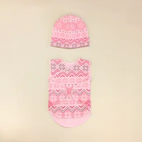 NICU Friendly Wrap Set Pink Nordic