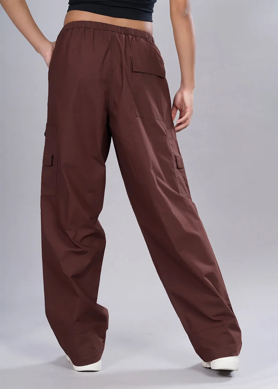 Parachute Pants For Women - Cocoa