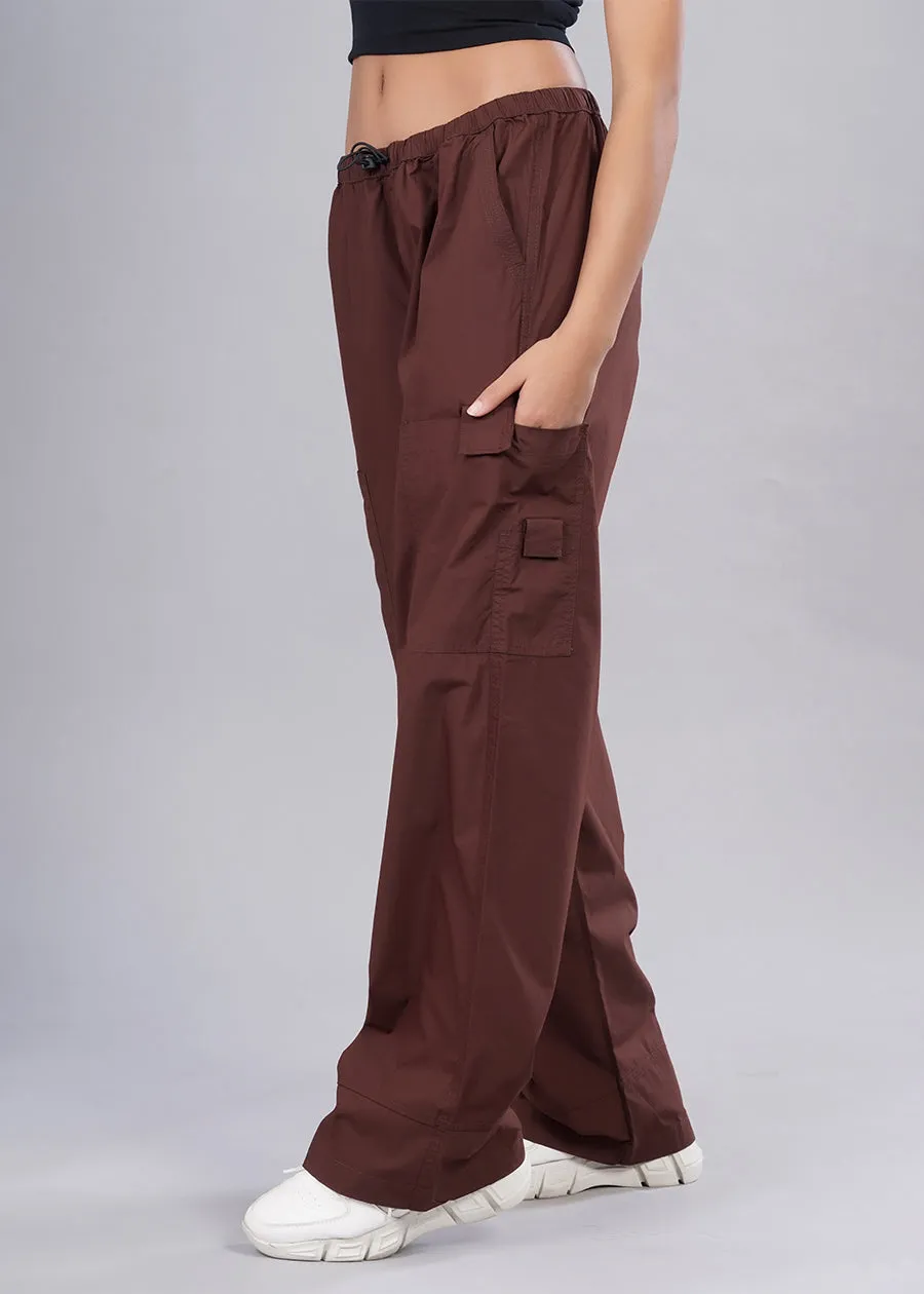 Parachute Pants For Women - Cocoa