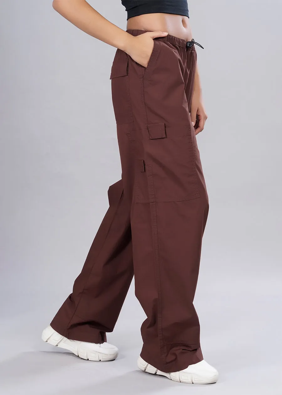 Parachute Pants For Women - Cocoa