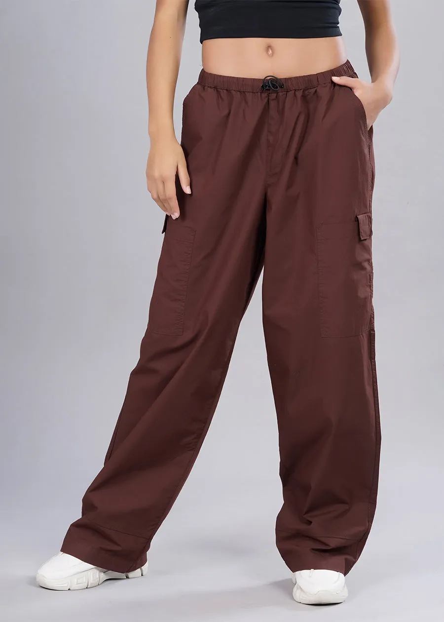 Parachute Pants For Women - Cocoa