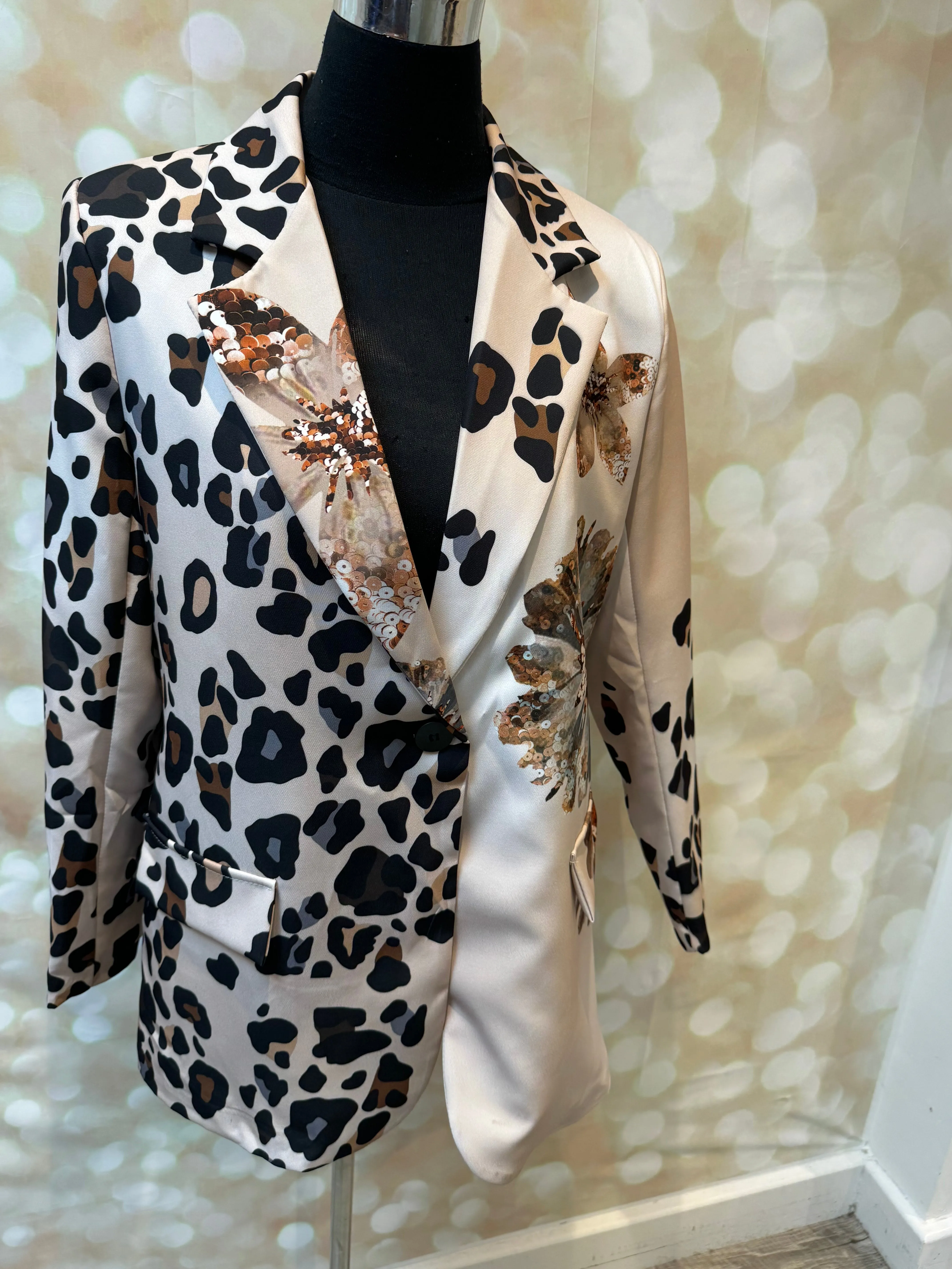 Patterned Blazer