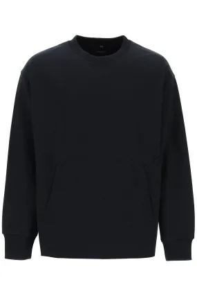 "oversized cotton blend sweat IR7113 BLACK