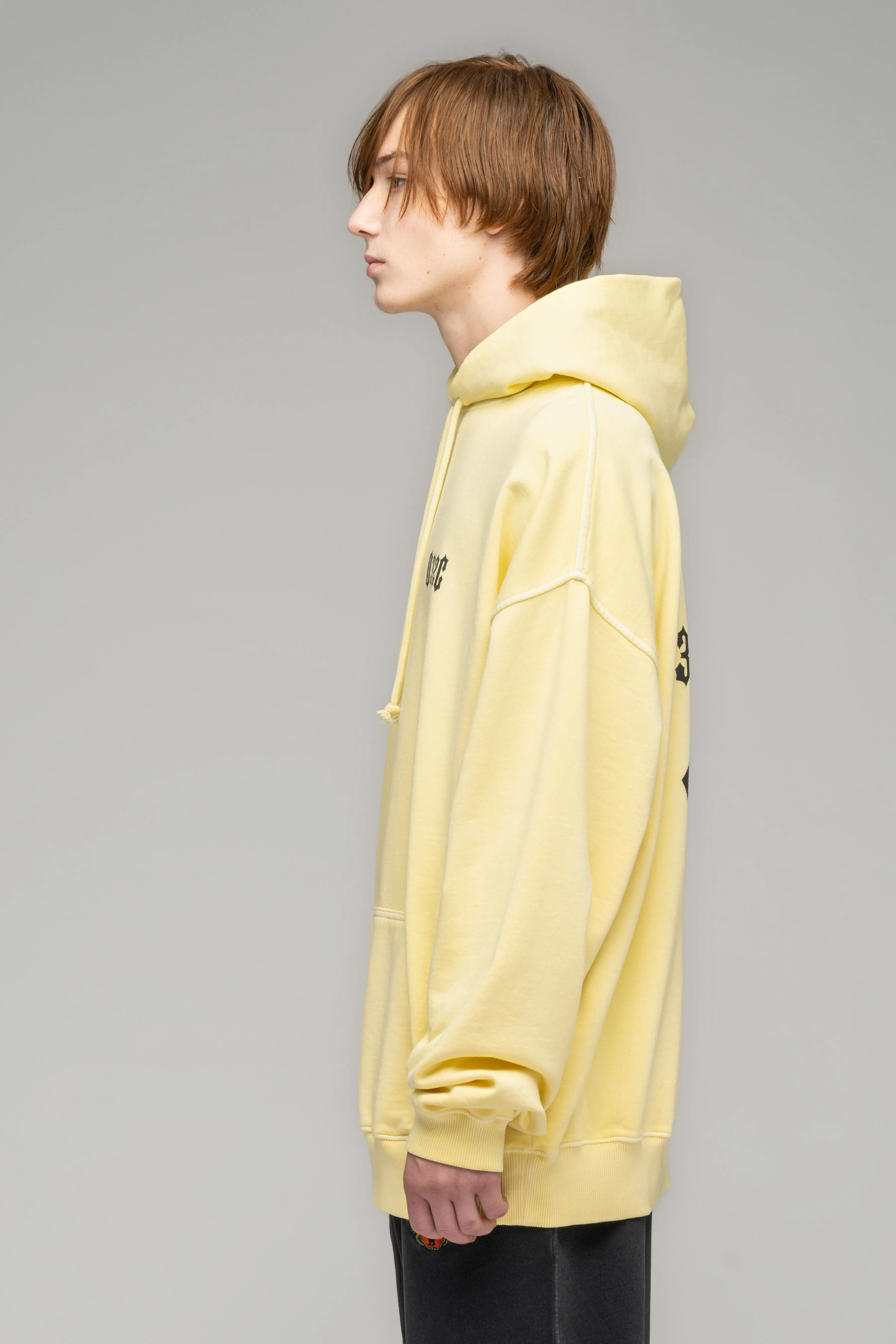 "PLASTIC YELLOW" RECOLLECTION BUBBLE HOODIE