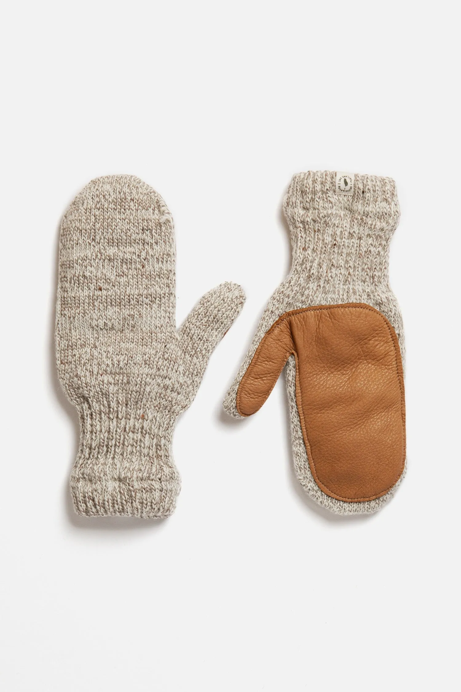 Ragg Wool Lined Mitten / Oatmeal