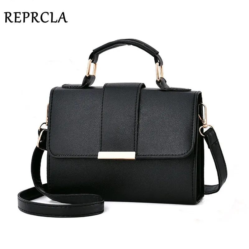 REPRCLA 2020 Summer Fashion Women Bag Leather Handbags PU Shoulder Bag Small Flap Crossbody Bags for Women Messenger Bags