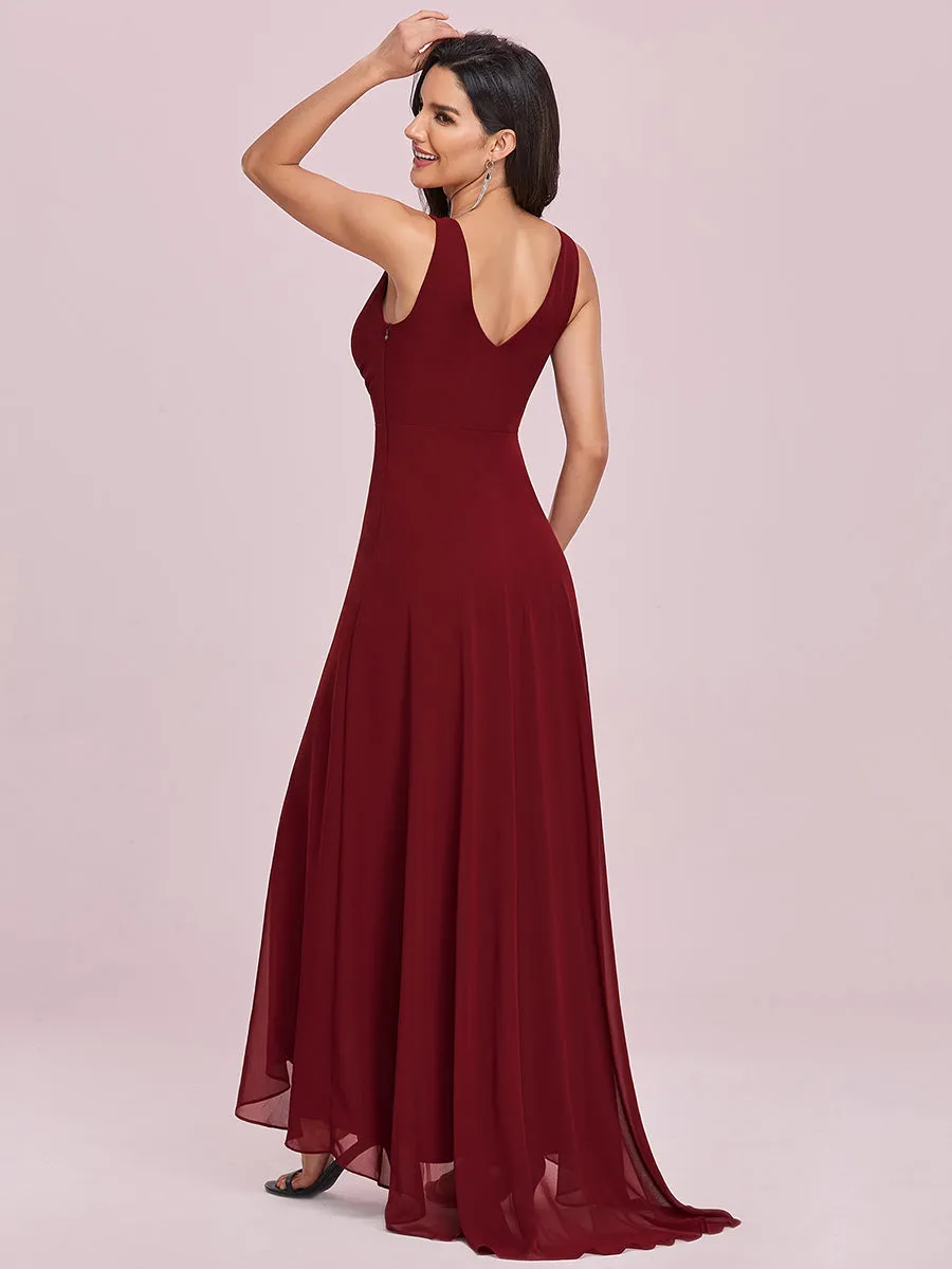 Sequin V Neck Sleeveless Wholesale Evening Dresses