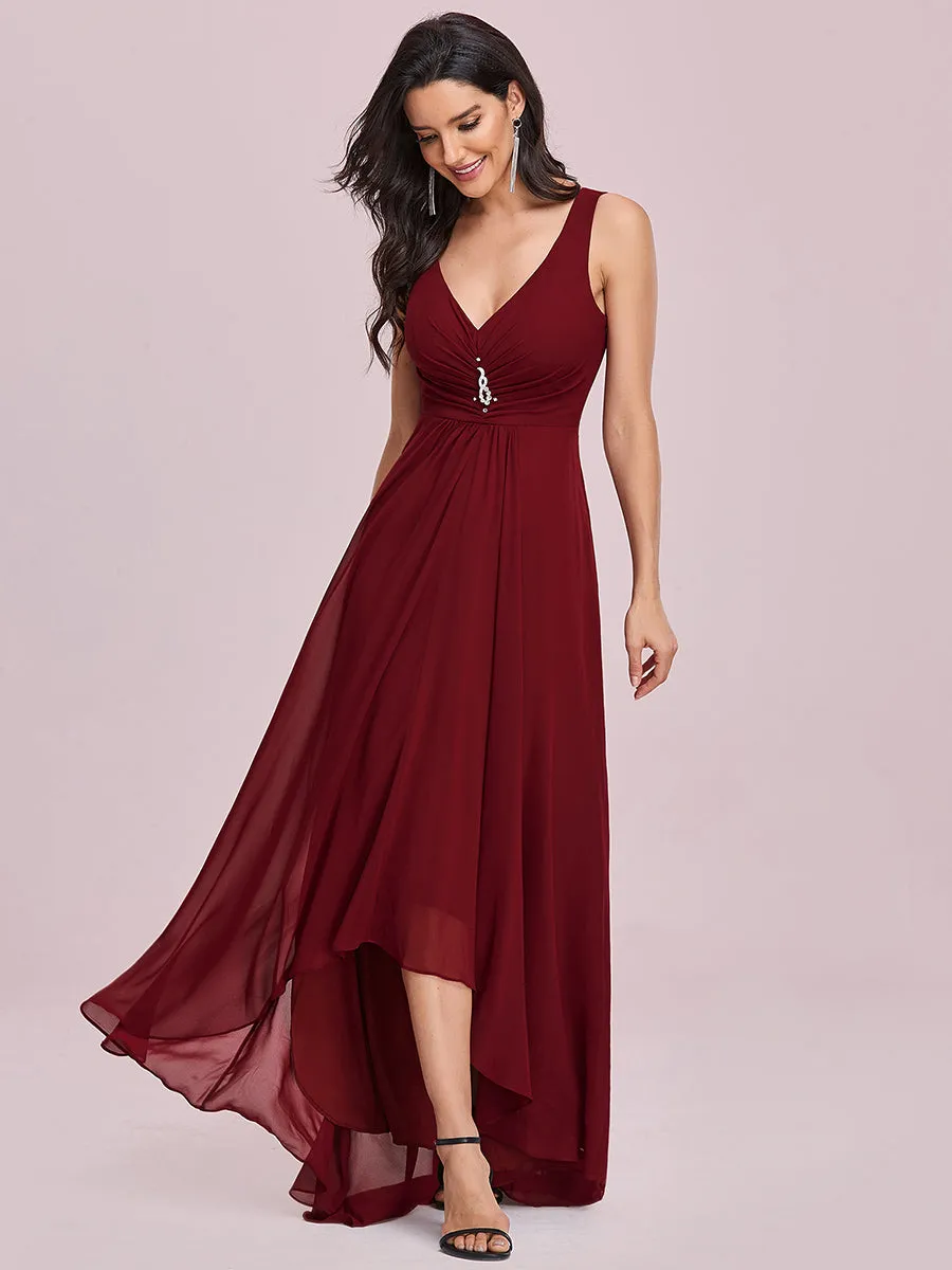 Sequin V Neck Sleeveless Wholesale Evening Dresses