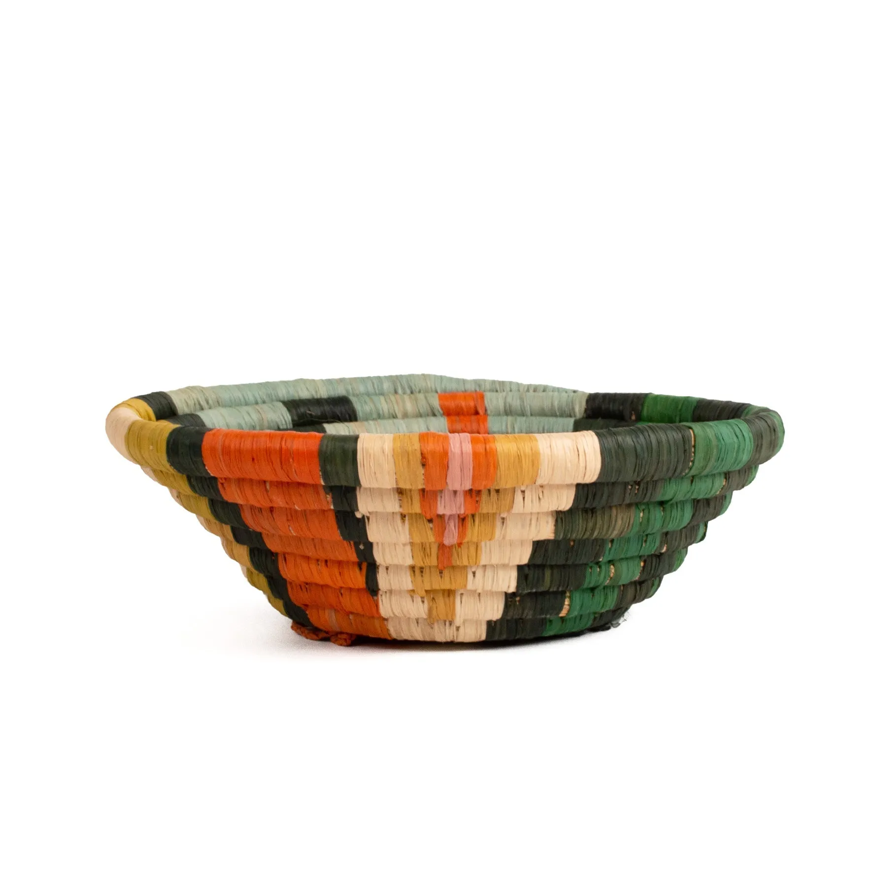 Seratonia Woven Bowl - 8" Jungle by Kazi Goods