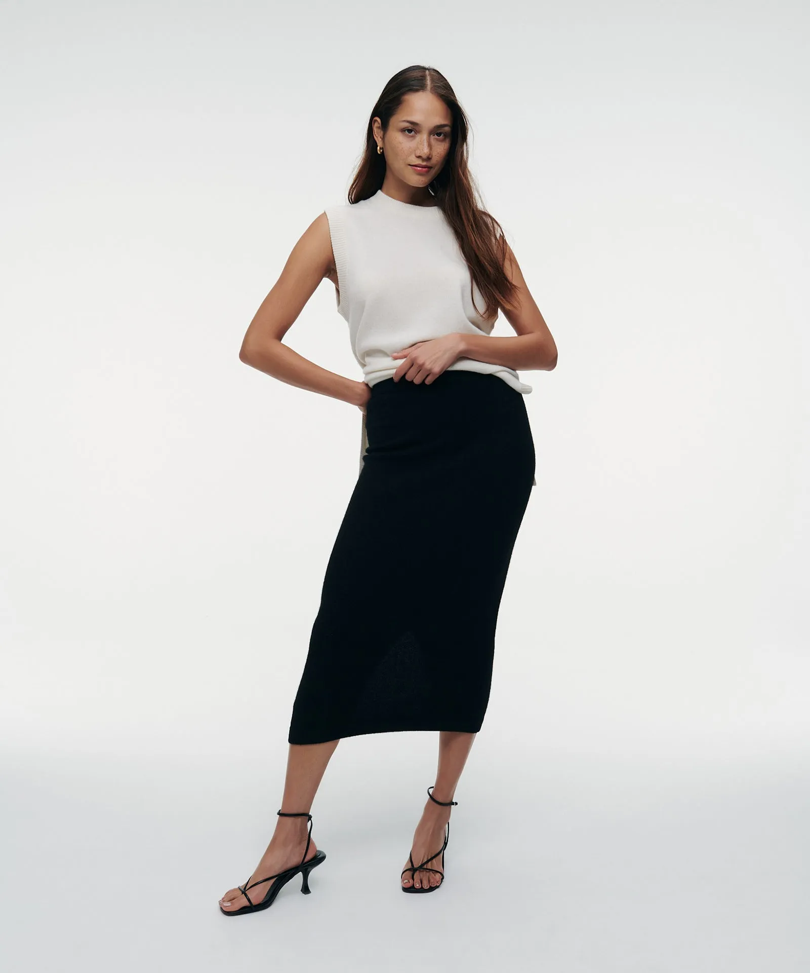 Signature Cashmere Pencil Skirt