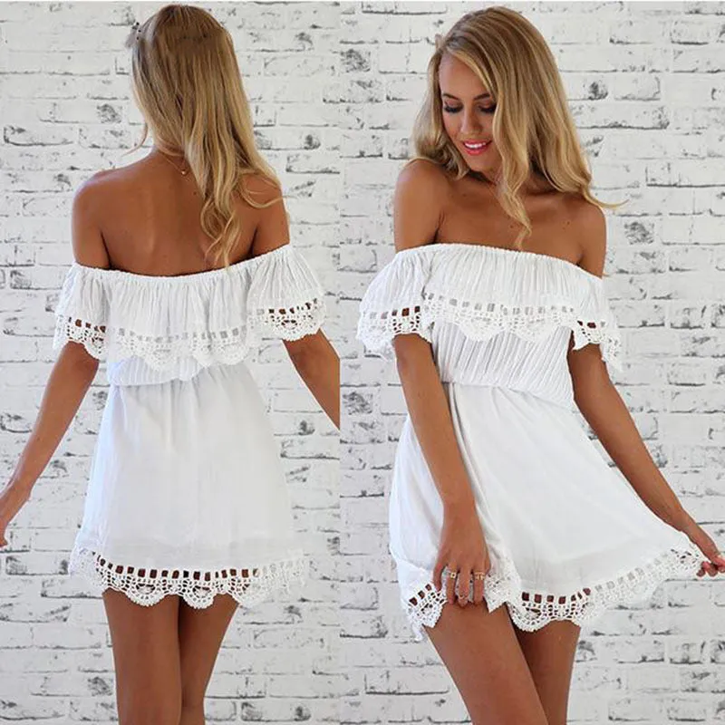 Sweet Vintage Lace Mini Dress