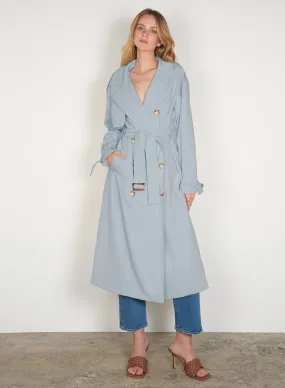 Toronto Trench Powder Blue