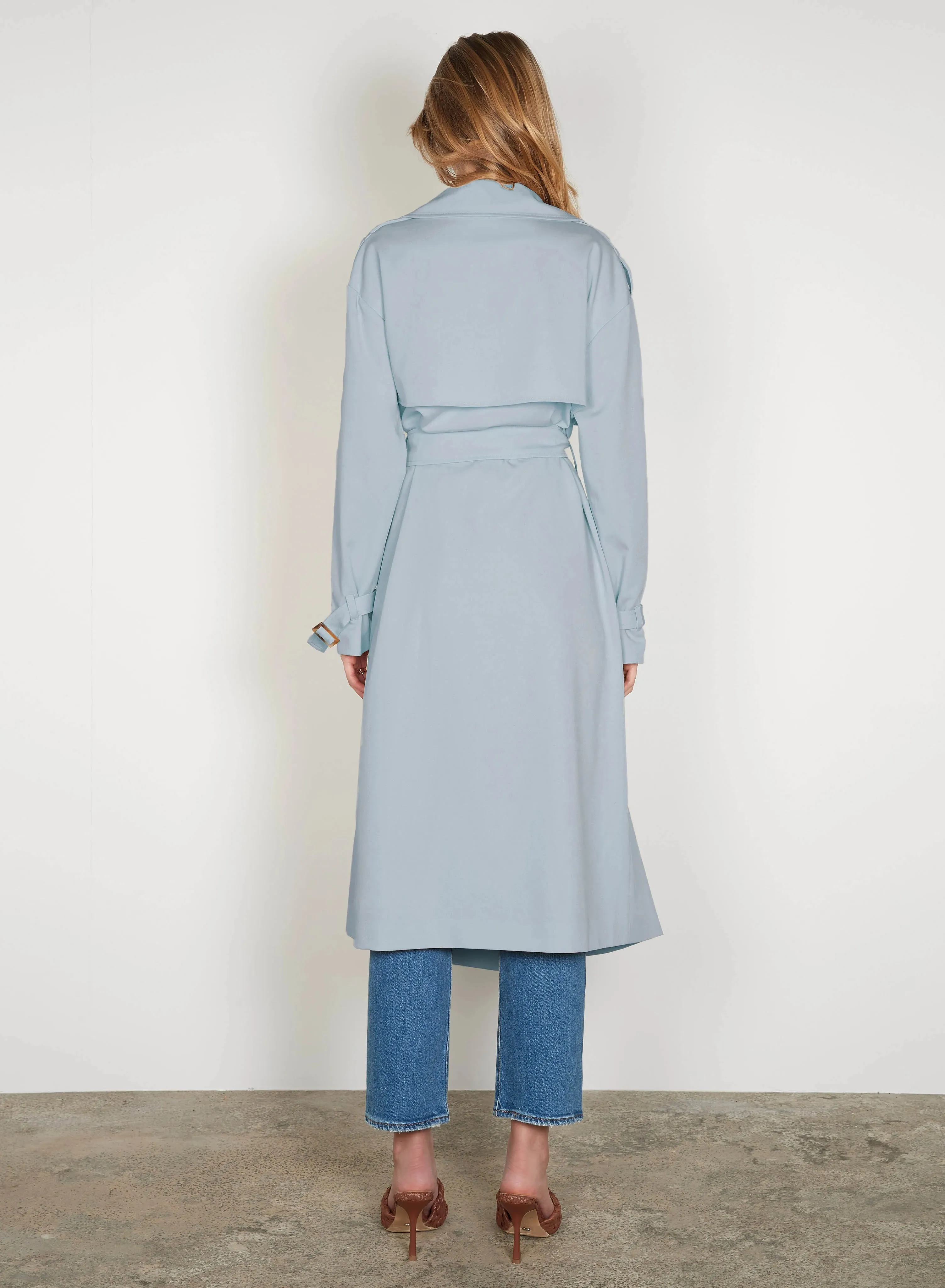 Toronto Trench Powder Blue