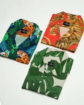 Tropical Vintage Shirt Combo (Pack of 3)