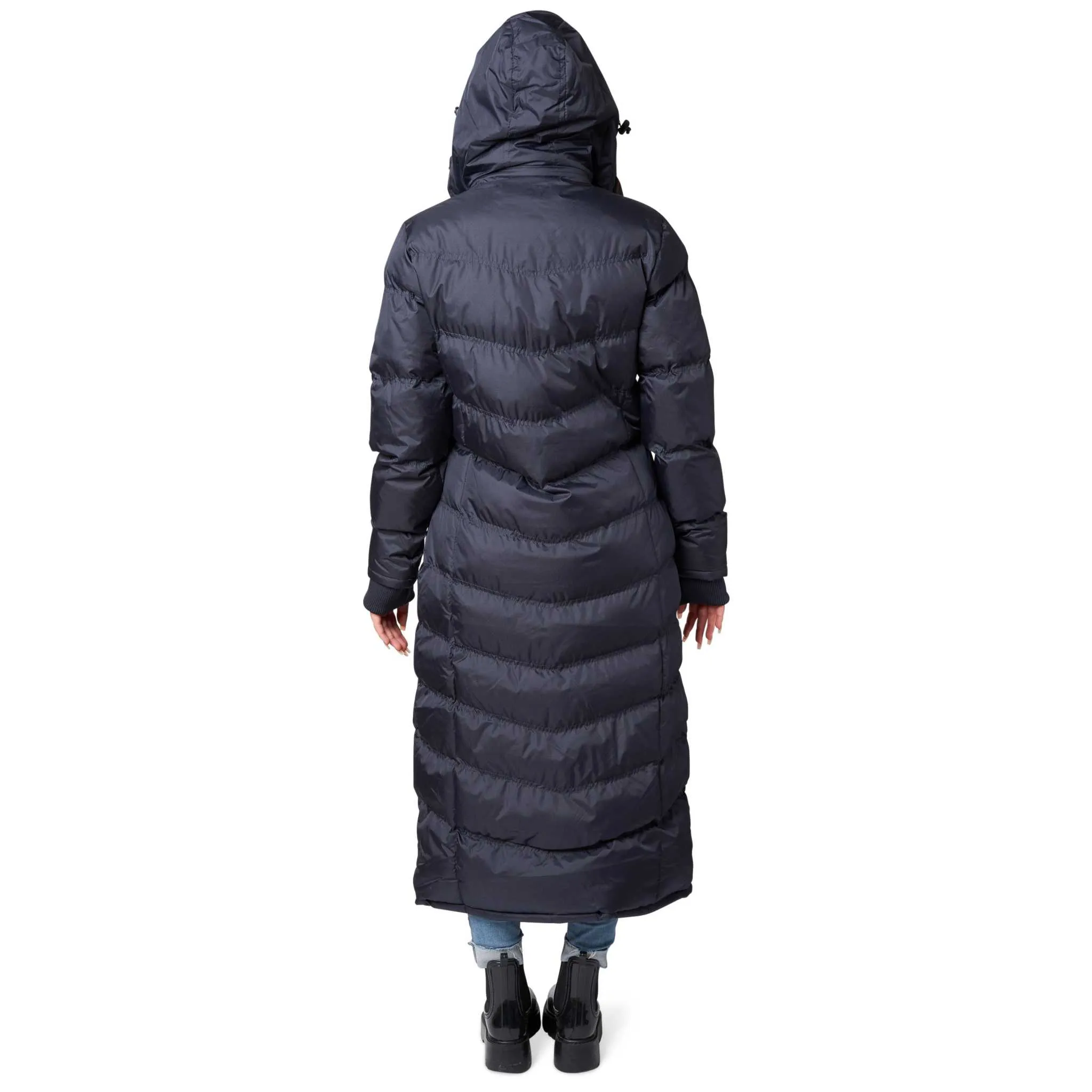 U2Wear Full Length Ladies Water Resistant Puffer Coat