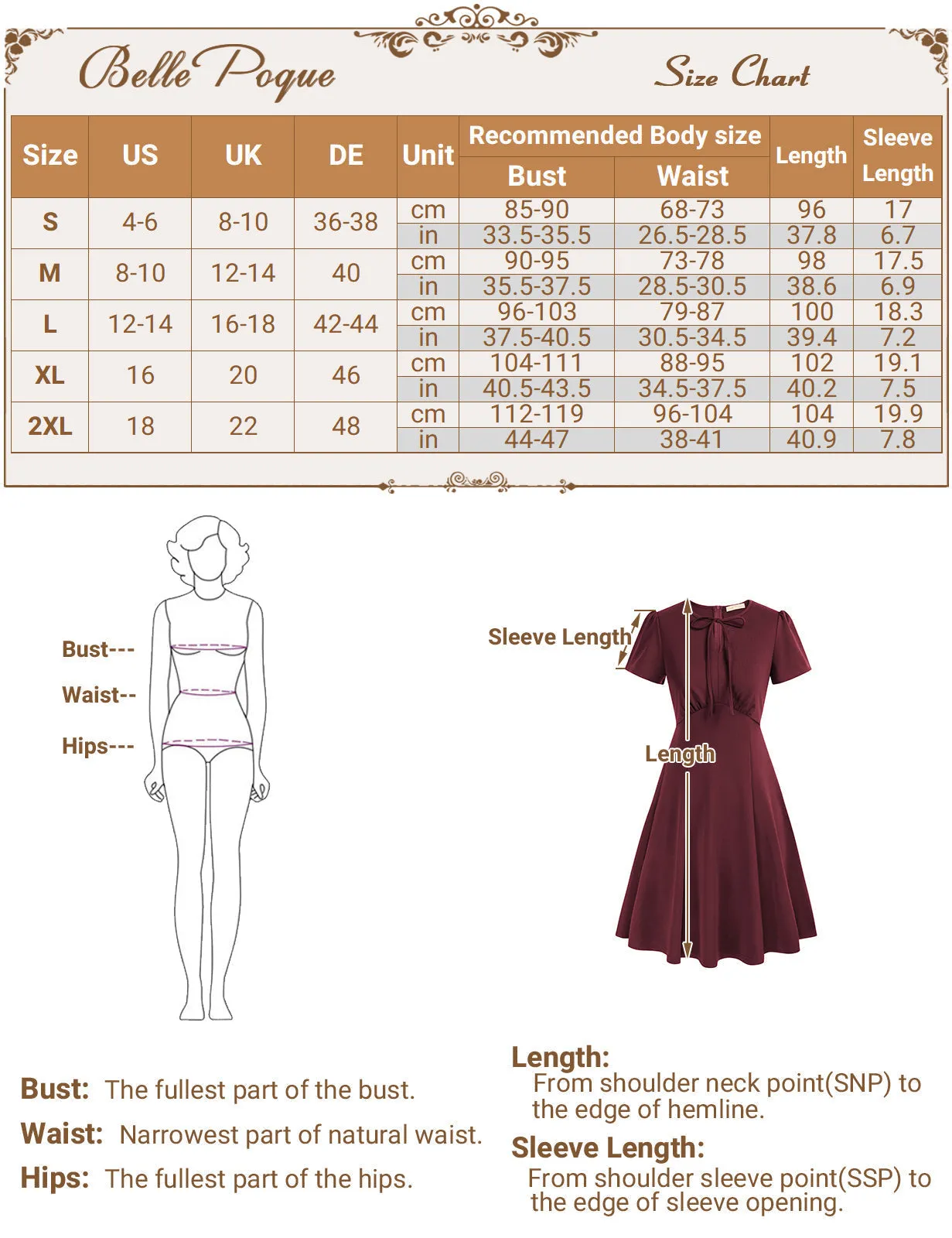 Vintage Floral Pattern A-Line Swing Dress Keyhole Tie Dress Round Neck Work Dress Tea Dress