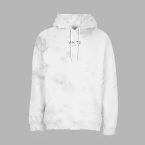 Whte Tie & Dye Hoodie