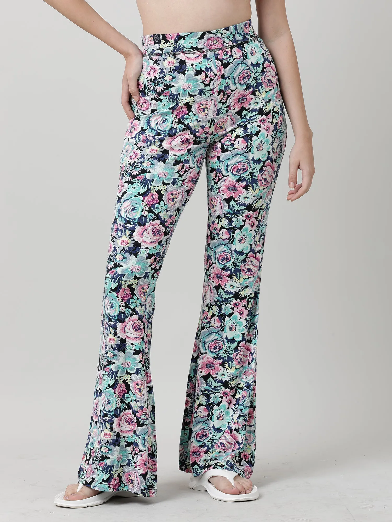 Women Floral Print Lounge Pants