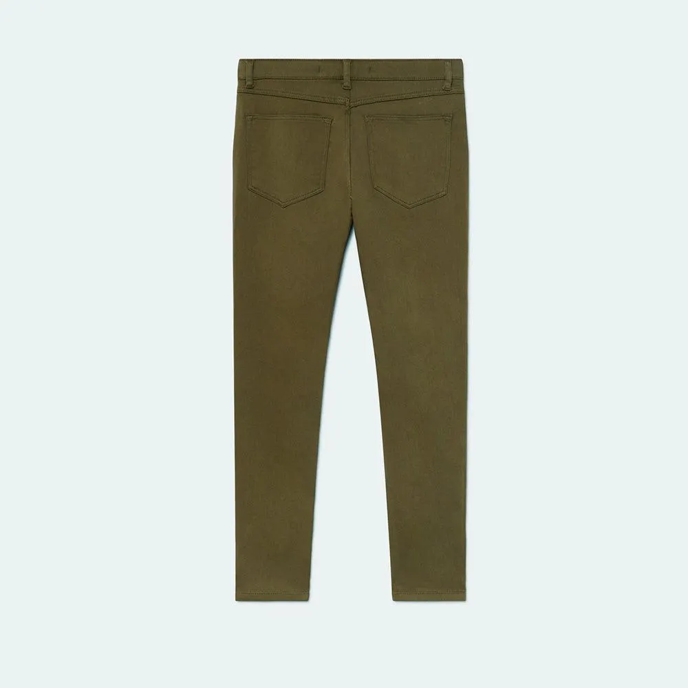 Women olive 'super skinny' stretch jeans (LE-2119)