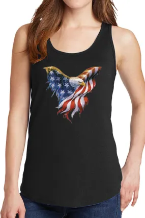 Women's American Eagle Flag Core Cotton Tank Tops -XS~4XL