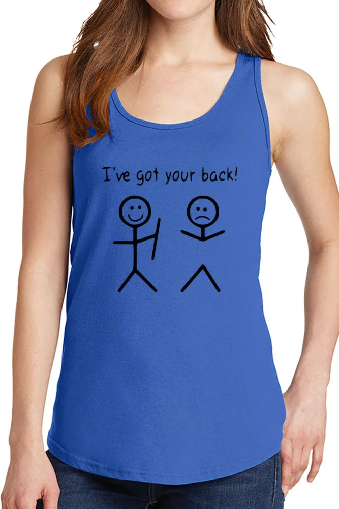 Women's I've Got Your Back Core Cotton Tank Tops -XS~4XL