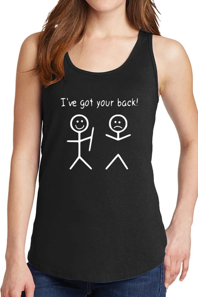 Women's I've Got Your Back Core Cotton Tank Tops -XS~4XL