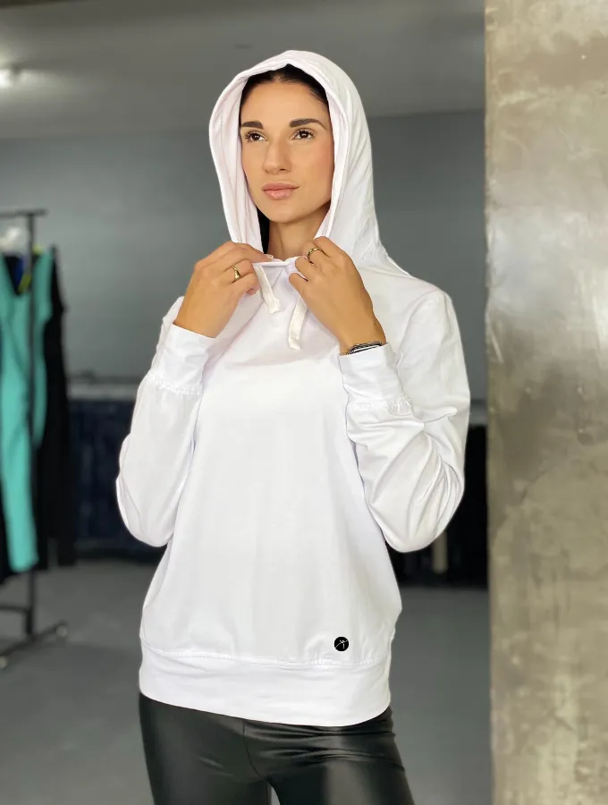 ZIP IT SUMMER HOODIE - WHITE